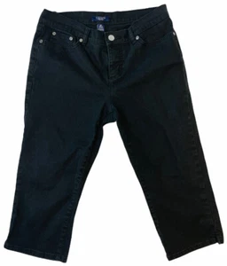 Chaps Petite Black Crop Jeans Women’s Size 6 Petite 30 X 18 - Picture 1 of 11