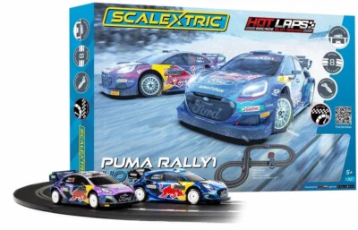 Scalextric Set C1452M Scalextric Puma WRC Hot Laps Race Set - Image 1 of 4