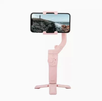 Brand New Vlog Pocket 2 Foldable Handheld 3-Axis Gimbal Stabilizer (Pink) - Image 1 of 4