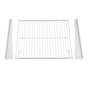 Steel Drawer Hardware Kit 4 in x 21 in White Wide Mesh Basket Type - Picture 1 of 12