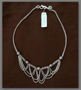 Collana/Girocollo Bavaglino LOIS HILL Argento Sterling 925 Nuovo con etichette Assolutamente SPLENDIDO!! - Foto 1 di 12