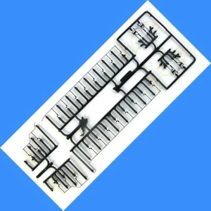 COTTON BELT ( BLACK W/YELLLOW) RS-3 HANDRAIL SET  ATHEARN HO Scale RS3 - Picture 1 of 1