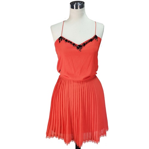 UNDERCOVER Abito ingioiellato VICTORIA'S SECRET con finiture in pizzo inferiore a pieghe L