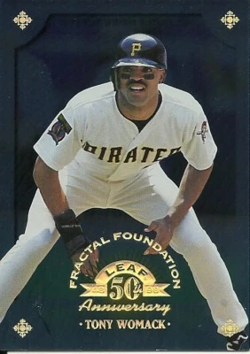 1998 Leaf Fractal Foundations Tony Womack 70 Pirates 3053/3999 - Image 1 of 2