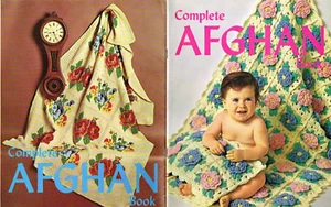 Complete Afghan Pattern Book 16 Afghans Poncho Skirt Scarf Jacket 1970 Vintage - Picture 1 of 20