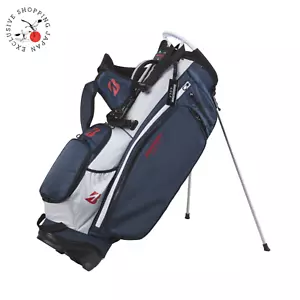 BRIDGESTONE Golf Carry Stand Bag CBG423 9.5x47" 4-way 2024 Men Lightweight Navy - Picture 1 of 8