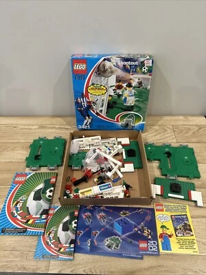 Lego Soccer 3421 3 vs 3 Shootout UNCOUNTED With Box Manual & Tray Retired - Image 1 of 4