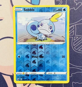 Pokémon TCG Spada e Scudo Sobble Set Base 054/202 Reverse Holo Comune - Foto 1 di 1