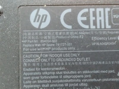 ⭐️⭐️⭐️⭐️⭐️HP 854054-002 AC Power Adapter 19.5 V 45W  - Image 1 of 4