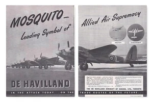 1944 de Havilland Mosquito Flugzeug Anzeige 21.11.2022h - Bild 1 von 1