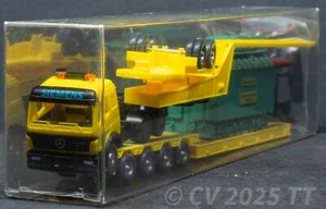 1/87 H0 WIKING 505 Mercedes MB SK 2544 S,Tiefladesattelzug SIEMENS mit Trafo !!! - Picture 1 of 8