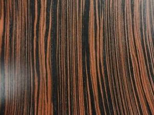 Ebony Macassar composite wood veneer 48" x 96" on paper backer 1/40" thick # 603 - Picture 1 of 12