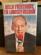 Lindsey Nelson Signed Autographed Autobiography 1985 Hardcover ~ Mets Announcer