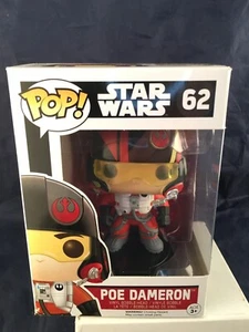 Funko Pop Star Wars - Poe 62 - NRFB - NIB - Picture 1 of 7