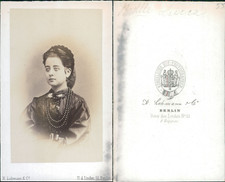 Lehmann, Berlin, Pauline Lucca, soprano Vintage CDV albumen carte de visite.Pa