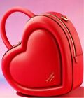 Kate Spade Pitter Patter Smooth Leather 3D Heart Crossbody Bag Perfect Cherry