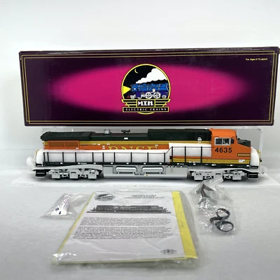 MTH Premier 20-2268-1 BNSF Pumpkin Dash-9 Diesel PS.2 O Gauge New BCR #4635 - Image 1 of 4