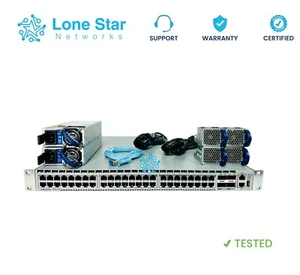 Arista DCS-7050TX-64-R 48x RJ45 1/10GBASE-T 4x QSFP+ Switch R-F+ Lifetime WRNTY - Picture 1 of 1