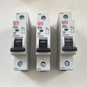 3 X CP B20 MCB 20A JOBLOT EN60898-1 MT06B401 6000 - Picture 1 of 5