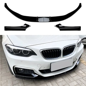 Car Front Spoiler Lip Side Splitter Cover For BMW F22 F23 M Sport 2014-2021 2015 - Picture 1 of 10