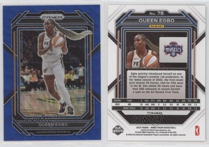 2023 Panini Prizm WNBA Blue Wave Prizm Queen Egbo #78