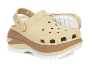 Sandalias Crocs Mega Crush mate zueco para mujer informales sin cordones 210749-209 - Imagen 1 de 13