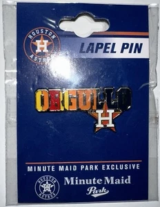 Houston Astros Orgullo Rainbow Pride Texas Wincraft Collector Pin New Rare - Picture 1 of 2