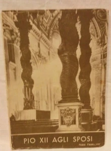 PIO XII AGLI SPOSI 1939-1940 - Picture 1 of 1
