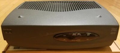 Cisco 1720 Access Router W/ T1 DSU/CSU WIC + Power Adapter + Documentation - Image 1 of 4