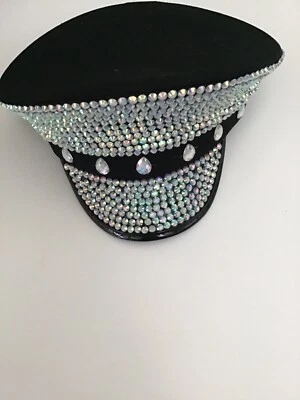 SOMBRERO, ELEGANTE TACHONADO. UNISEX negro. NUEVO EXCELENTE ESTADO Foto 1 de 4