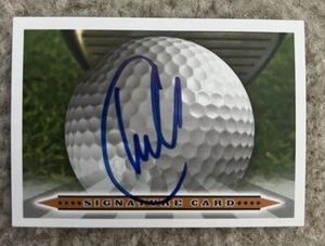 LPGA GOLFER CHARLEY HULL SIGNED GOLF SIGNATURE LOGO TRADING CARD PROOF Sexy - Picture 1 of 5