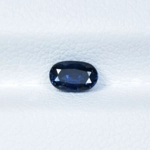 0.45 ct BEST GRADE LUSTROUS NICE BLUE / NATURAL BLUE SAPPHIRE - Oval GEMS Video - Picture 1 of 2