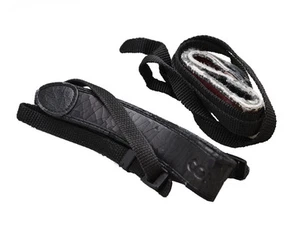 Set of 2 Used Original Contax Camera Straps - Black & Brown (For Parts Only) - Picture 1 of 1