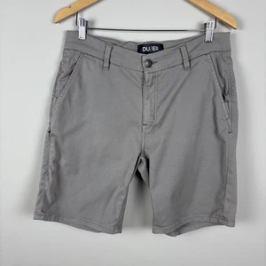 DUER Shorts Herren 34 grau Live Free Journey Chino Stretch Freizeit 9" Schrittlänge adrett - Bild 1 von 10