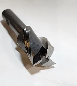 .856" Regrind x 1-3/8" LOC 3 Flute HSS End Mill 1/2" Shank 3-1/2" OAL - Picture 1 of 5