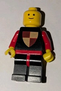 Lego Classic Ritter Turnier Ritter schwarz Minifigur cas232 Vintage Minifig - Bild 1 von 2