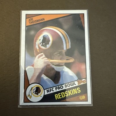 1985 Topps Joe Theismann # 390 Washington Redskins/Commanders  - Image 1 of 2