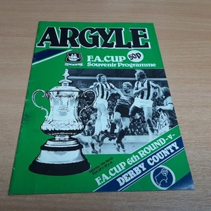 Plymouth Argyle v Derby County (FAC6) 3/10/1984 - Imagen 1 de 3