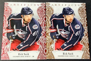 2025-26 Upper Deck Artifacts Copper /75 Rick Nash Red /499 #170 Blue Jackets - Picture 1 of 2