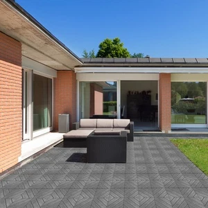 27Pcs Deck Tiles 12" x 12" Deck Tiles Interlocking Patio Flooring Waterproof - Picture 1 of 8