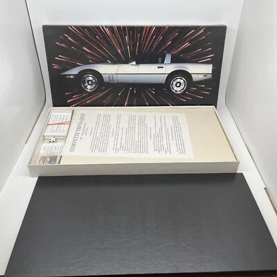 VINTAGE Corvette Trivia Quiz Game COMPLETE 1985 Faust Kutzman Queen Chevy RARE - Image 1 of 4