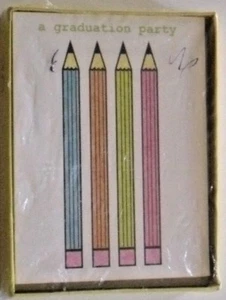 ABSCHLUSSFEIER EINLADUNGSKARTEN ABSCHLUSSKARTE 20 EINLADUNGEN CMY ANDERE ARTIKEL - Bild 1 von 2