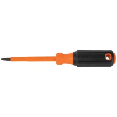 Klein Tools 6844INS Insulated Screwdriver, #2 Square Tip, 4-Inch Round Shank - Image 1 of 4