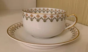 3 - Taza y platillo Art Deco Haviland & Co. Limoges Francia como nuevo - Imagen 1 de 7