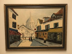 Du Bois "Old Paris" Impressionism Painting Framed Signed By Artist Gorgeous - Picture 1 of 11