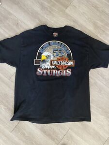 Vintage 90’s Harley Davidson T Shirt Single Stitch Made In USA XXL sturgis