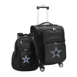 Dallas Cowboys Spinner Carry-On Luggage and Backpack Set - Picture 1 of 1