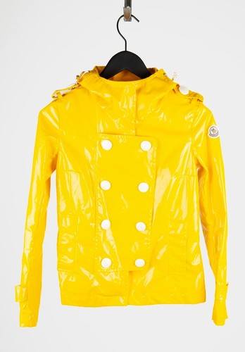 Impermeabile giacca giallo Moncler Palma originale taglia 0 H4337