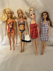 BARBIE Mixed lot 3  dolls w Clothes MATTEL Fashionista Raquelle-1 Disney Hasbro