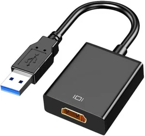 HDTV USB 3.0 zu auf HDMI Adapter Konverter HD 1080P Videokabel für PC Laptop NEU - Bild 1 von 12